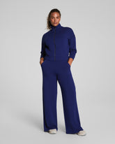 SPANX AirEssentials® Wide Leg Track Pant | Midnight Iris